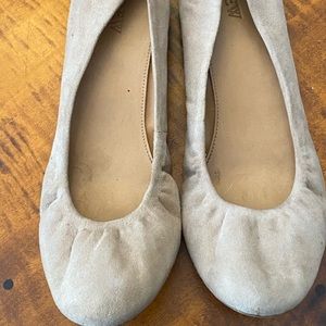 J. Crew, tan ballet flats, size 9